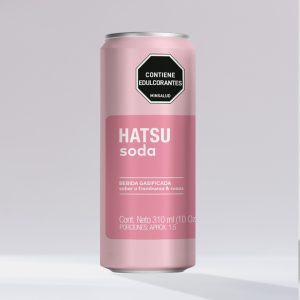 Soda hatsu en lata